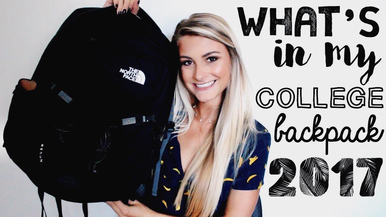 What's in My Backpack for College 2017 | Tasha Farsaci