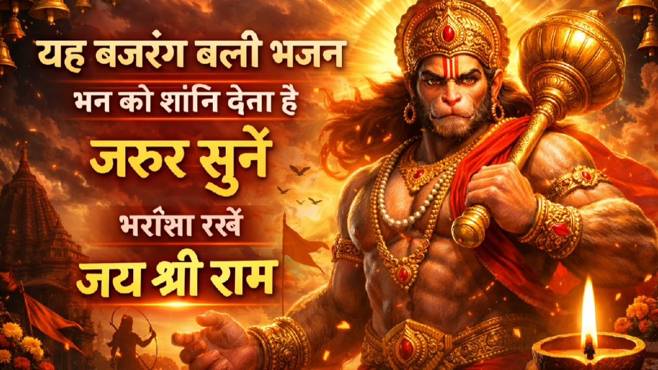 जय श्री राम भगवान हनुमान का दिन ओर उनका भजन जरूर सुने जय हनुमान Hanuman Bhakti Bhajan 2026