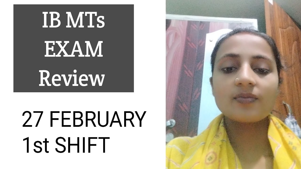 DAY-- 27 IB MTS EXAM REVIEW#minivlog #governmentexam #ssccglexam #motivation 
