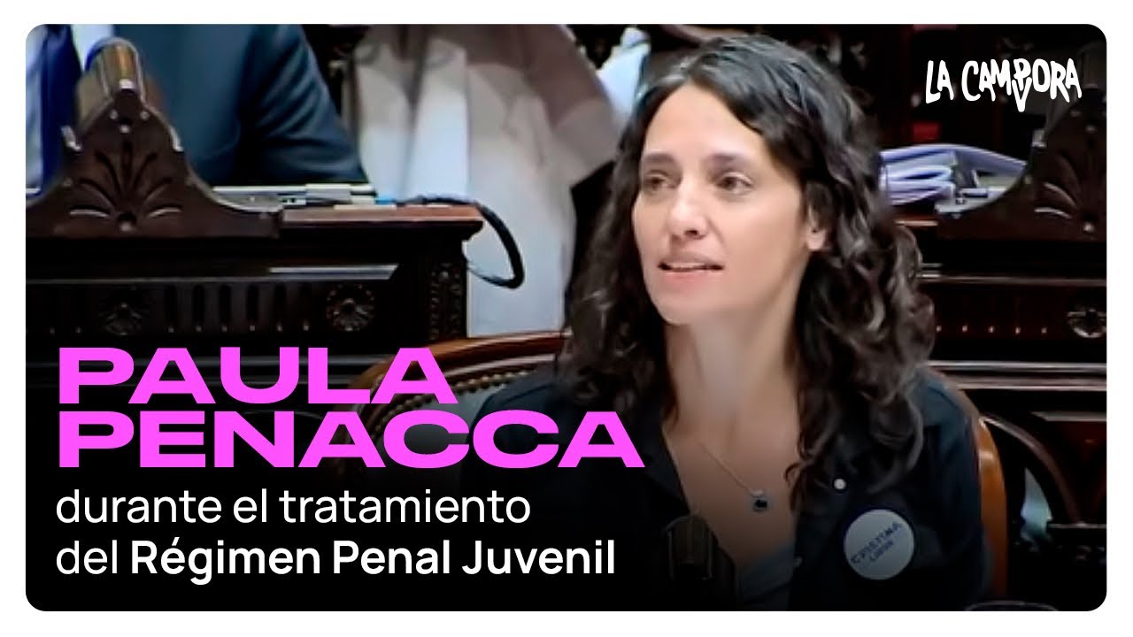 Para lo ÚNICO que usan el ESTADO es para REPRIMIR a los DÉBILES | Paula Penacca en Diputados