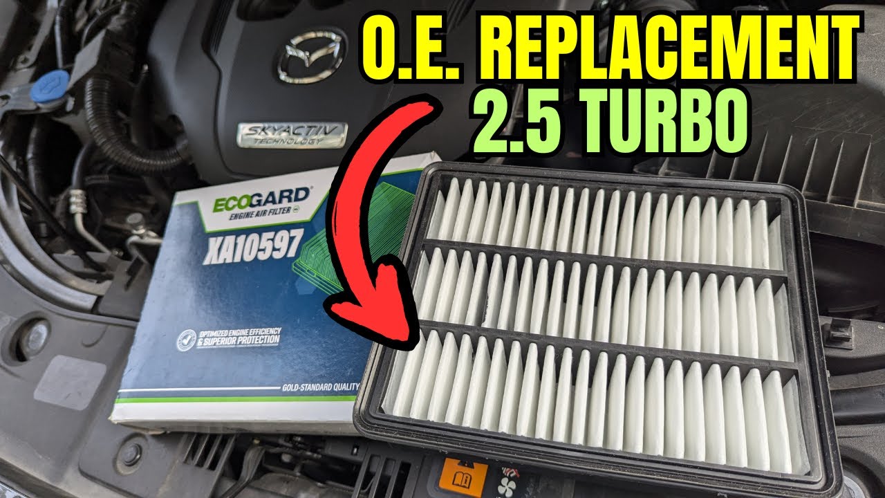 Best Budget Intake Filter for Your Turbo MAZDA?! (ECOGARD Air Filter Review)