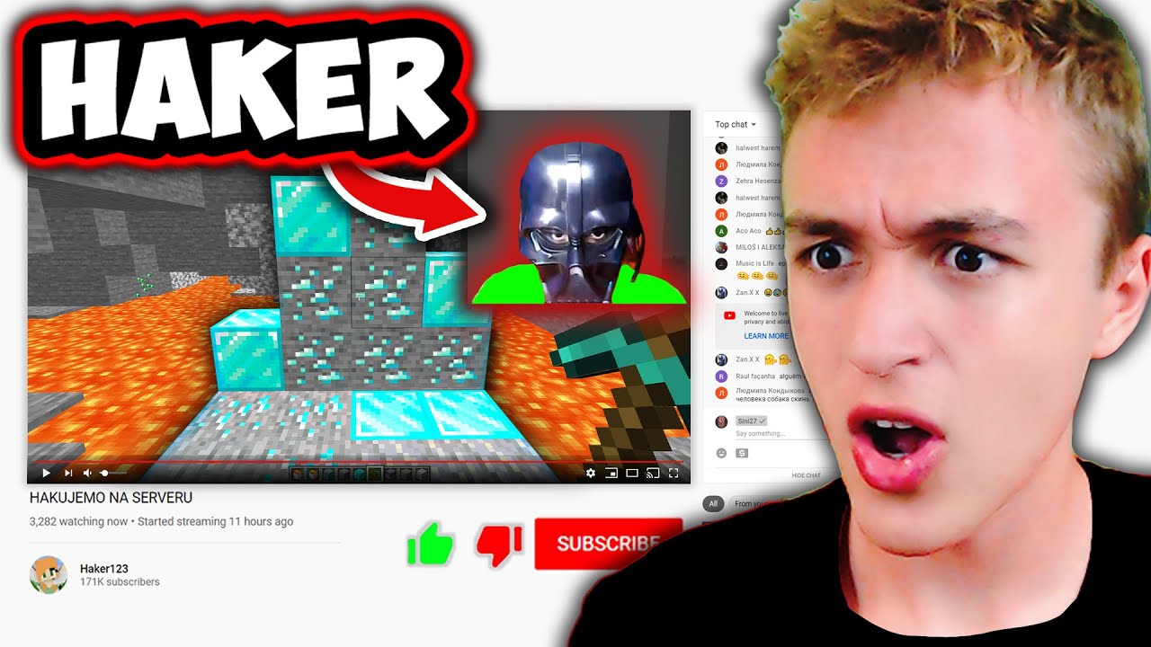 Ulovio Sam HAKERA Na Svom Minecraft Serveru