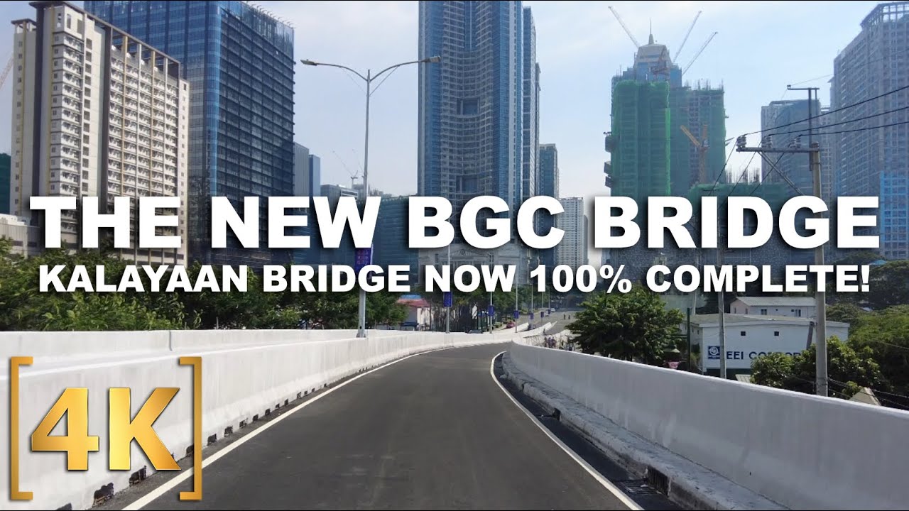 NOW 100% COMPLETE! BGC-Ortigas Bridge New Driving Tour | Ortigas Center Tour | 4K | Philippines