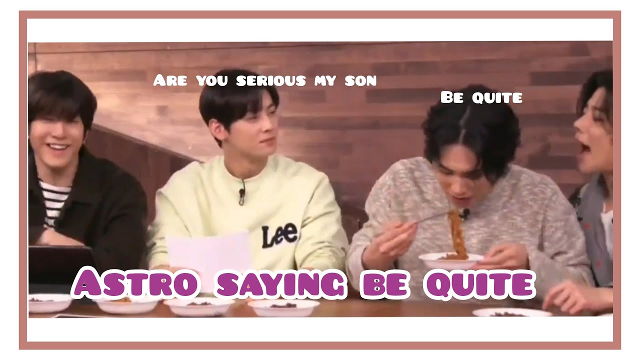 Astro Telling Each Other Be Quiet | 아스트로