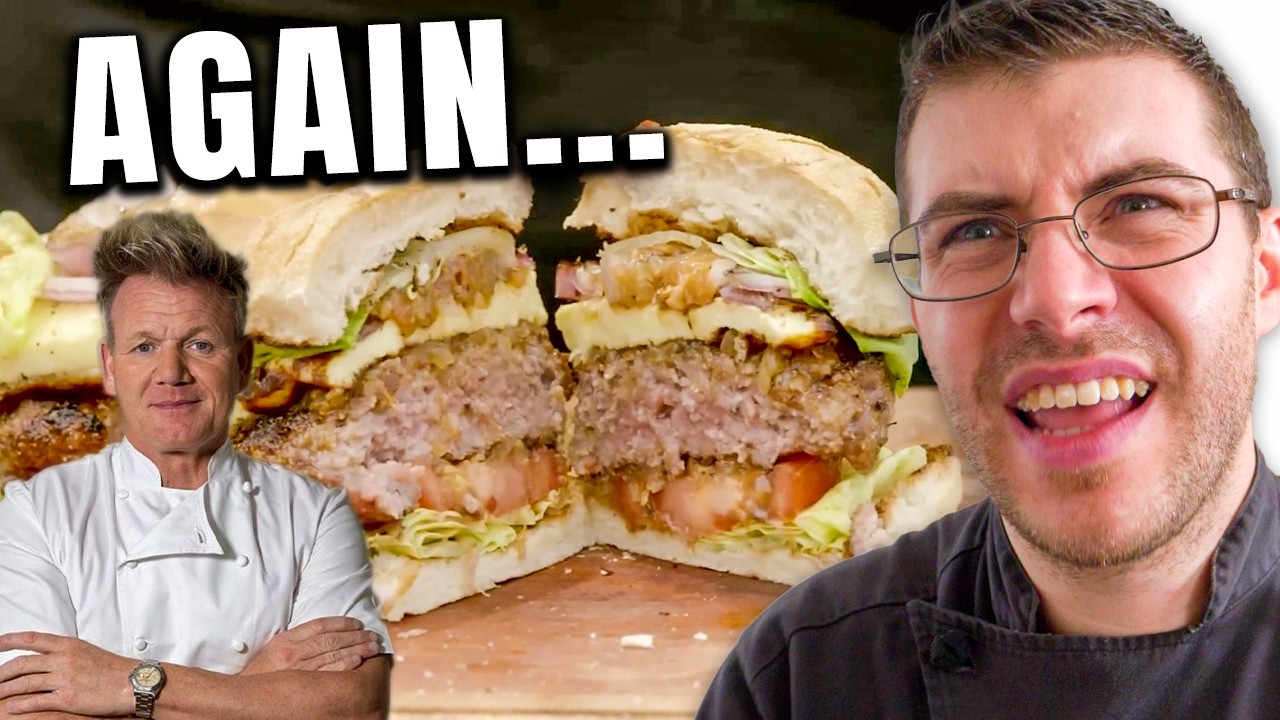 Pro Chef Reacts to Gordon Ramsay&rsquo;s WILDEST Burger Yet!