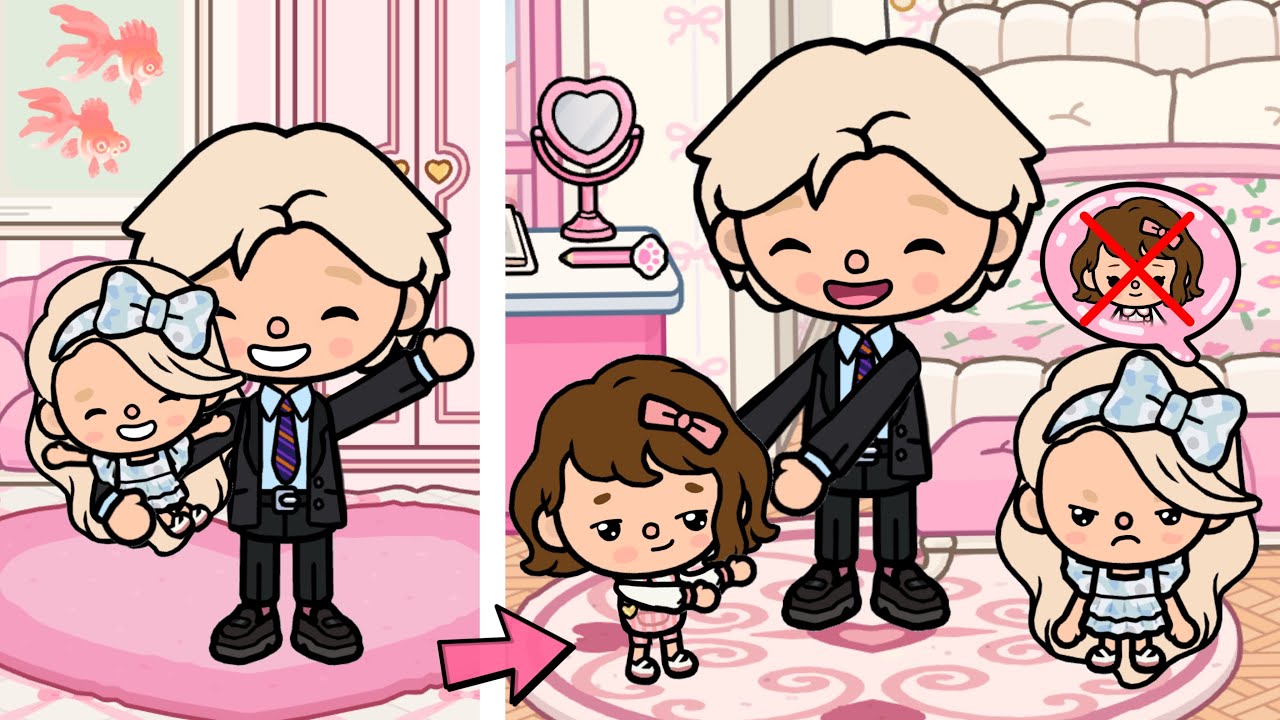 She stole my dad!💔 /Toca sad stories😭/ Toca boca😉