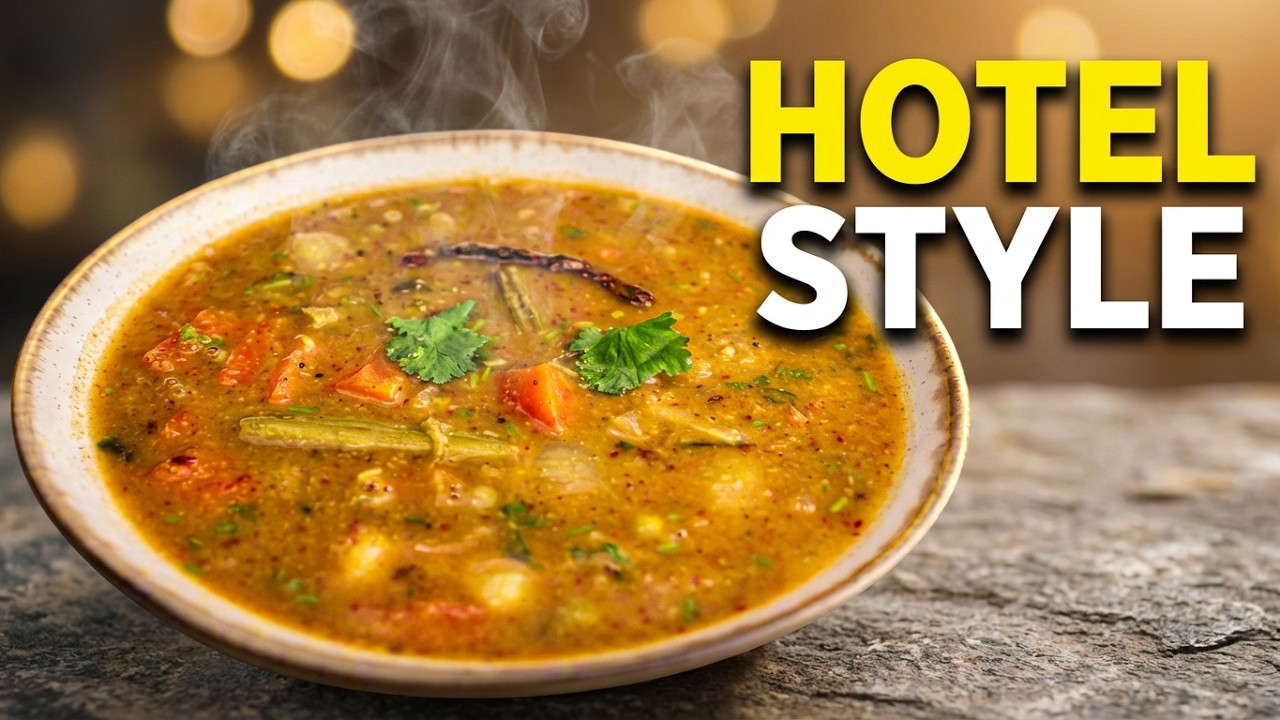 Hotel Sambar Recipe | होटल जैसा टेस्टी सांभर घर के मसालों से बनाये | Sambar Recipe