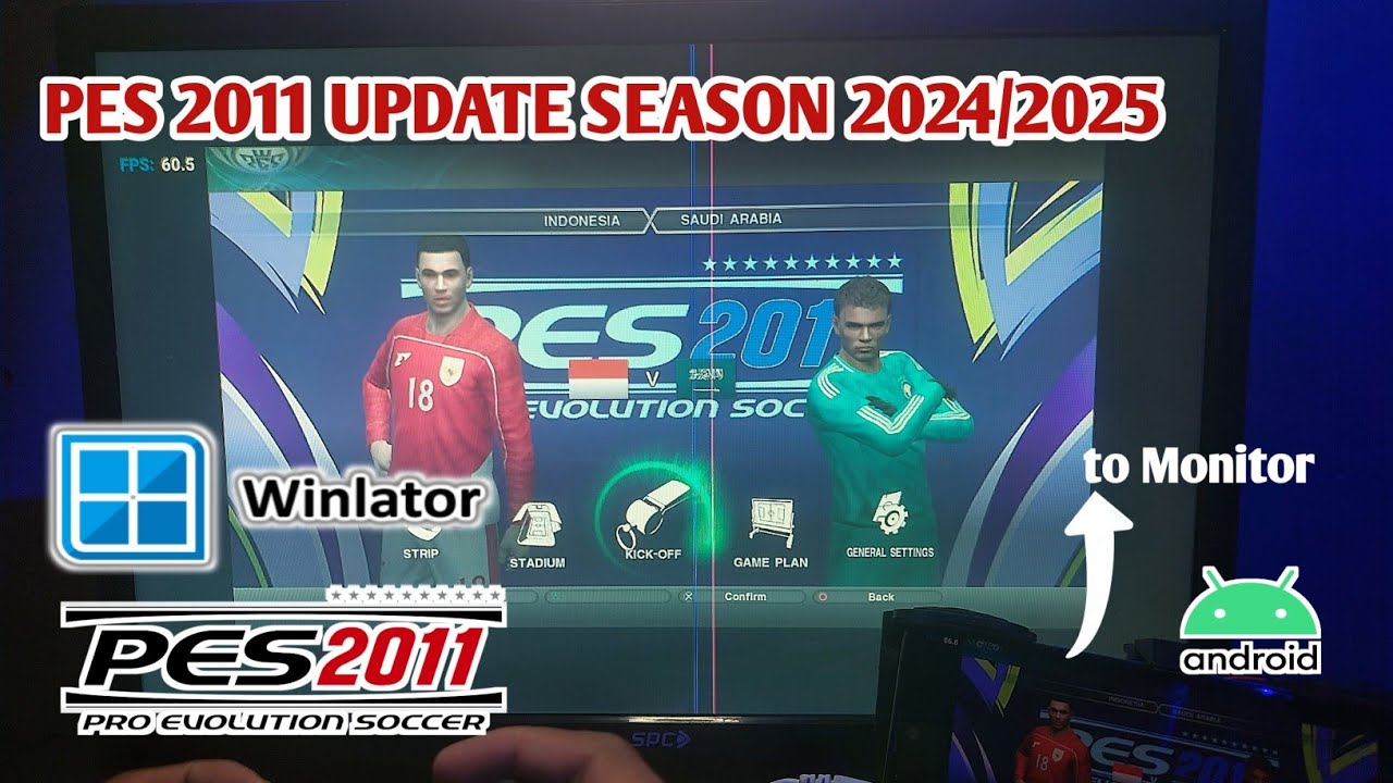 PES 2011 PC UPDATE SEASON 2025 WINLATOR TIMNAS INDONESIA 2025 OFFLINE ANDROID