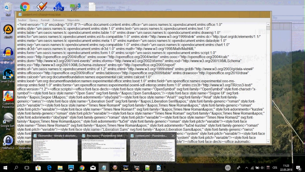 LibreOffice - bug in description numbering - workaround