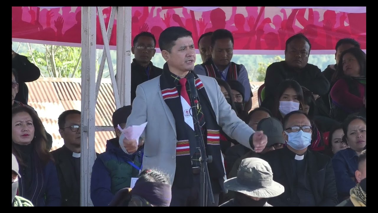 MANIPUR A KAN ZOHNAHTHLAK UNAU MARTYR TE VUINA A, PU LALHMACHHUANA PRESIDENT, CENTRAL YMA THUSAWI