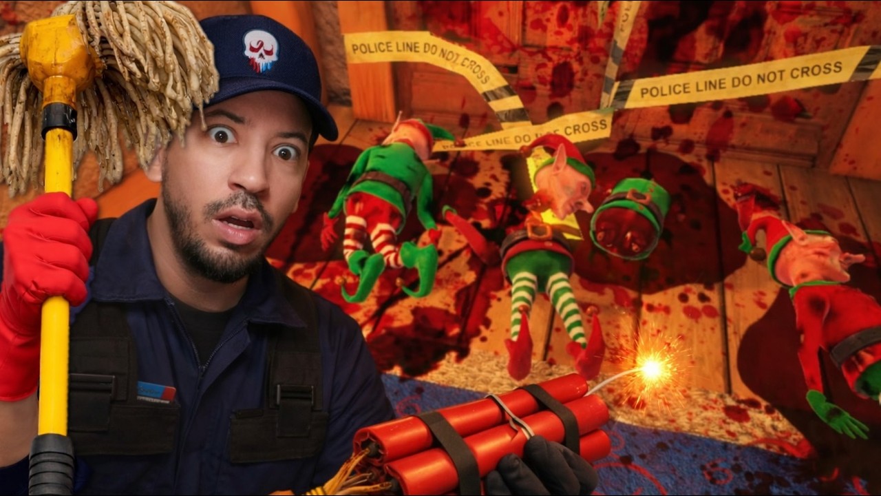 Santa mato a todos y tengo que limpiarlo - viscera cleanup detail