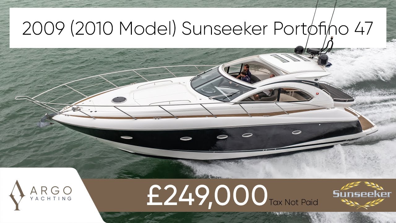 2009 (2010 Model) Sunseeker Portofino 47 'Magic Sun' | FOR SALE NOW in Swanwick, UK | Argo Direct