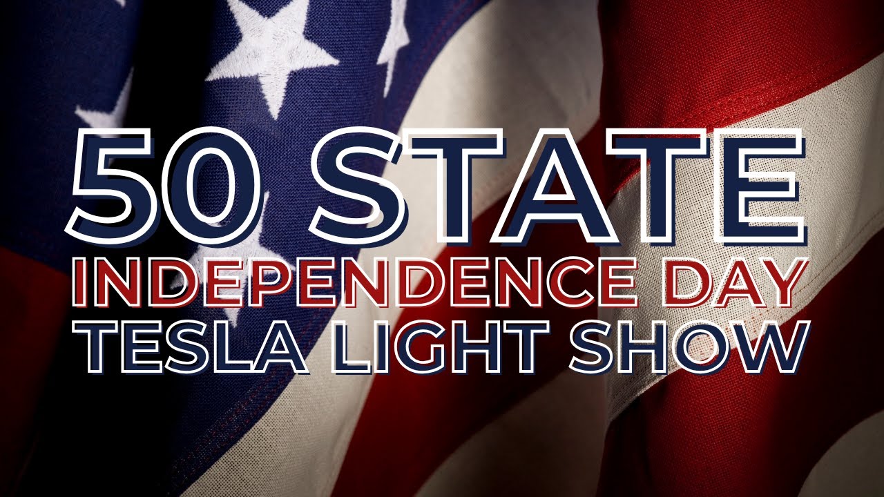 50 State Independence Day Light Show 2025