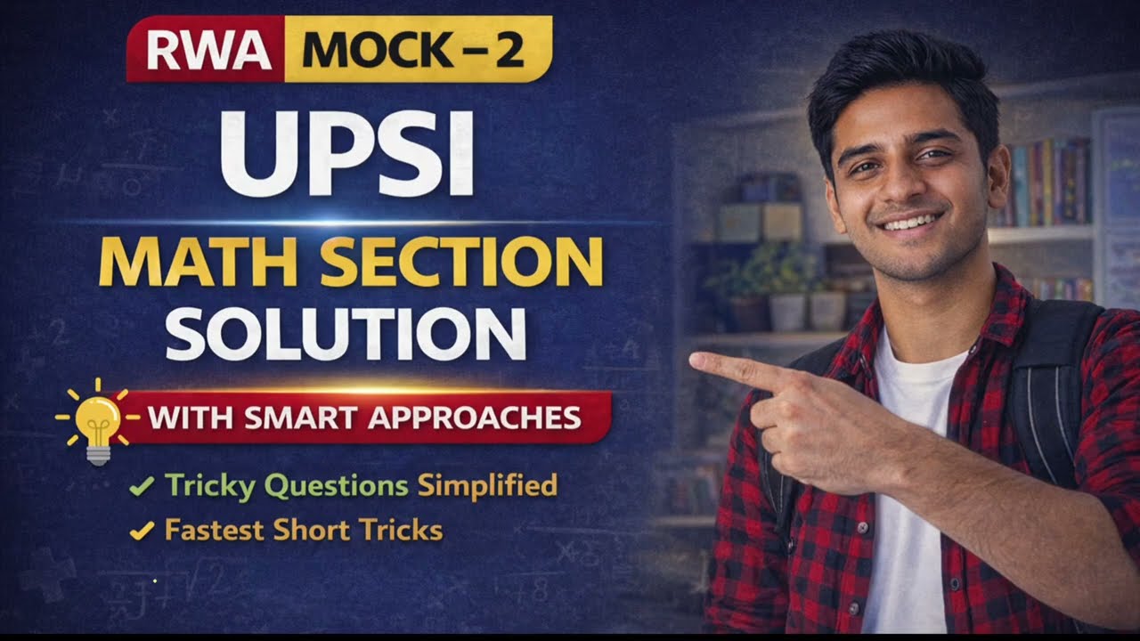 RWA Mock Test -2 Math solution🔥 Rapid Math solution with Practical approach I by AbhiVersity🎯