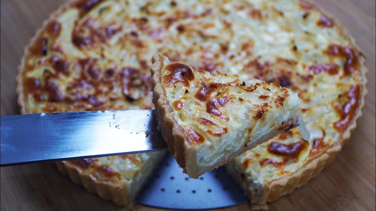 A melhor receita de QUICHE DE CEBOLA que eu já fiz.