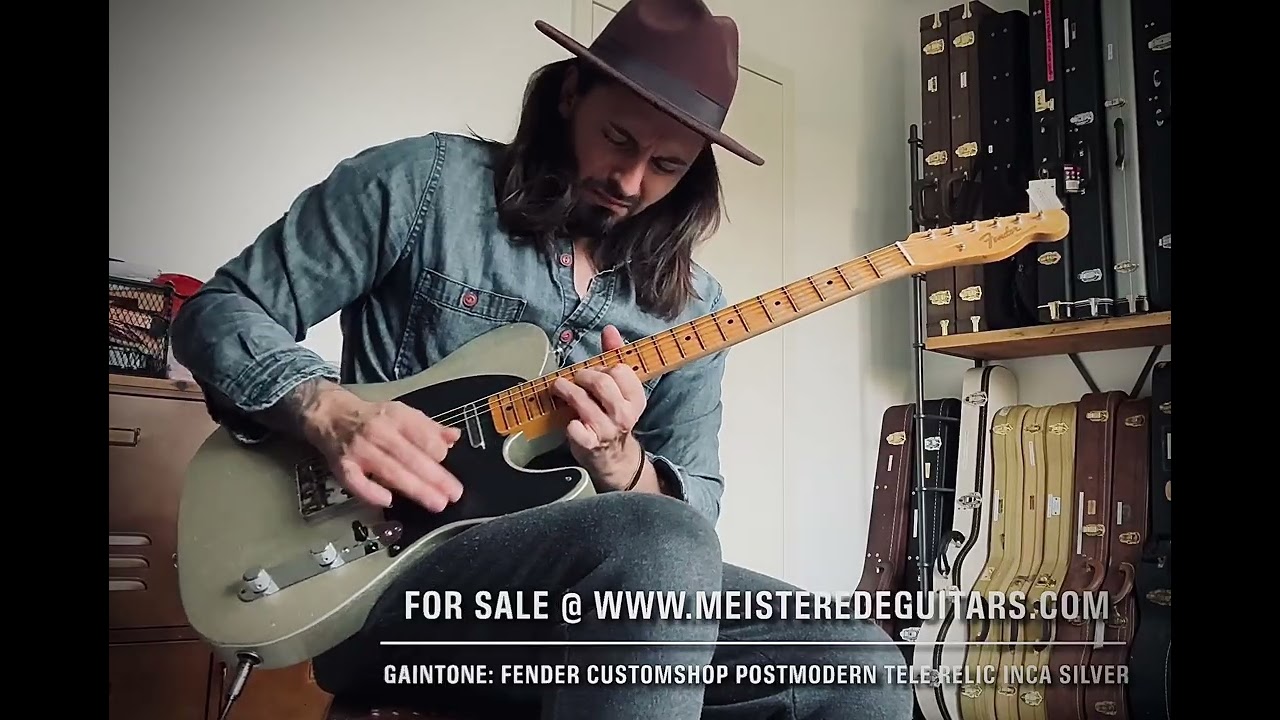 For sale @ www.MEISTEREDEGUITARS.com - Gain tone: Fender Customshop JRN Relic postmodern Tele