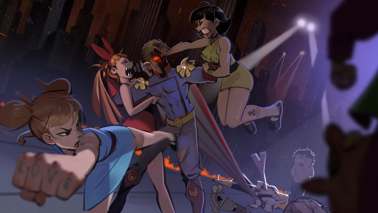Homelander Vs. The Powerpuff Girls