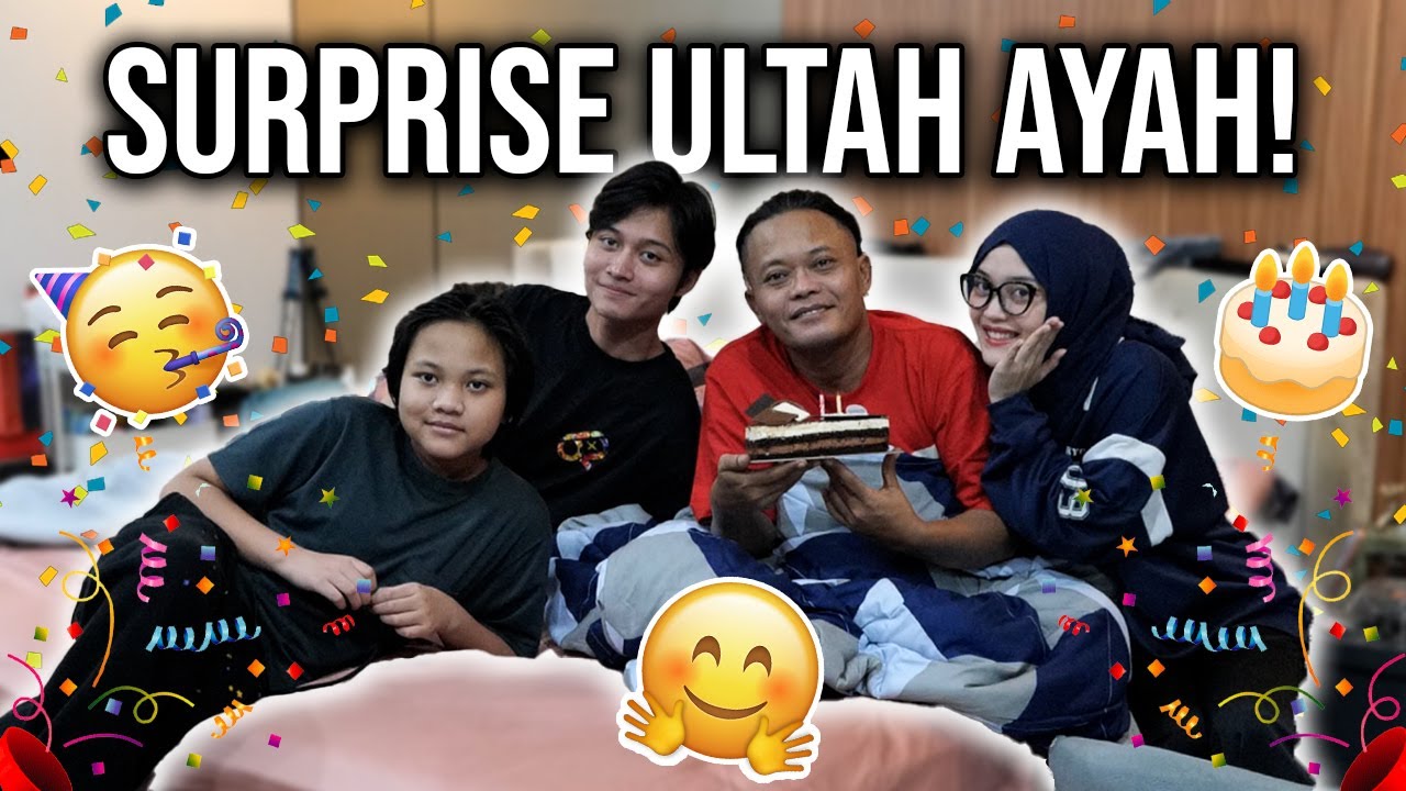 SURPRISE BIRTHDAY AYAH SEKALIAN DUKUNG A'IKY TURNAMEN VOLI!