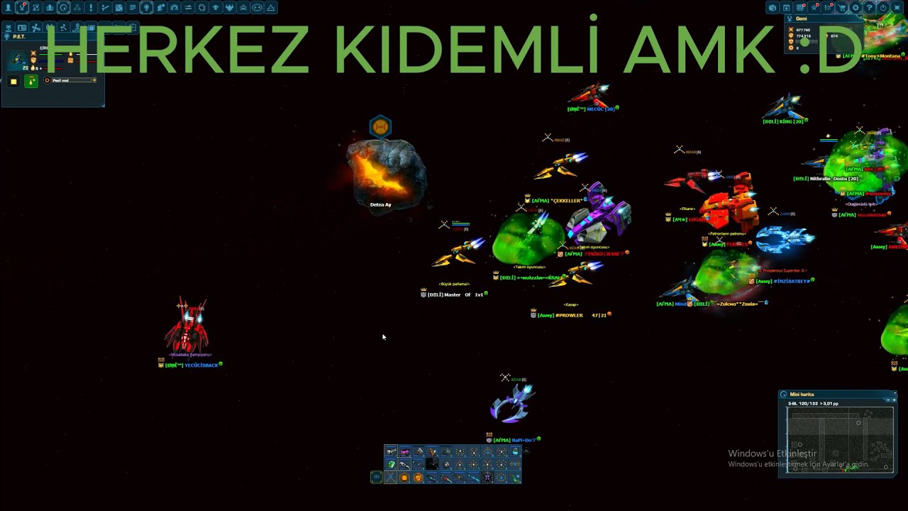 Darkorbit AS - ÖFKE - FARK - KAP@ - KAOS - PARS Extermination Bir Sağa Vurduk , Bir Sola Vurduk