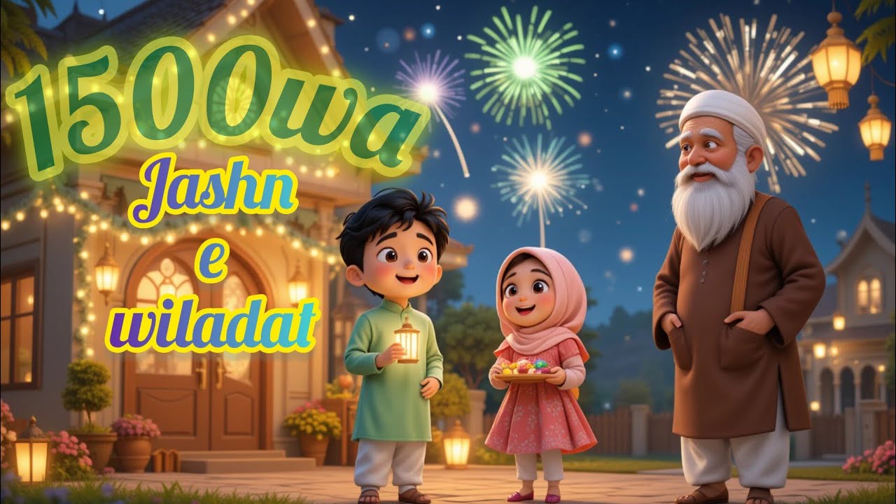 🌙✨ The Children Who Shared Light | Eid Milad un Nabi Islamic Kids Cartoon | Hamza & Amina Story