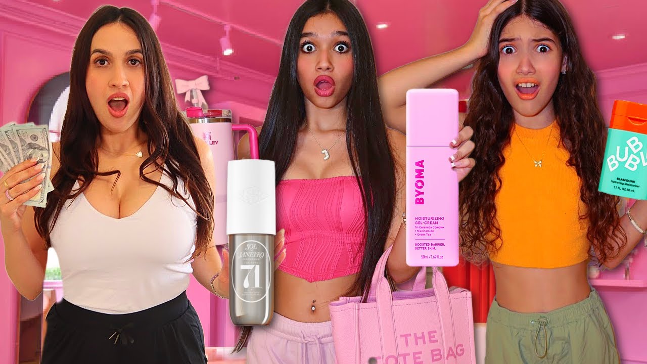 LETTING our SKINCARE PRODUCTS CHOOSE our OUTFITS🖤🩷🧡