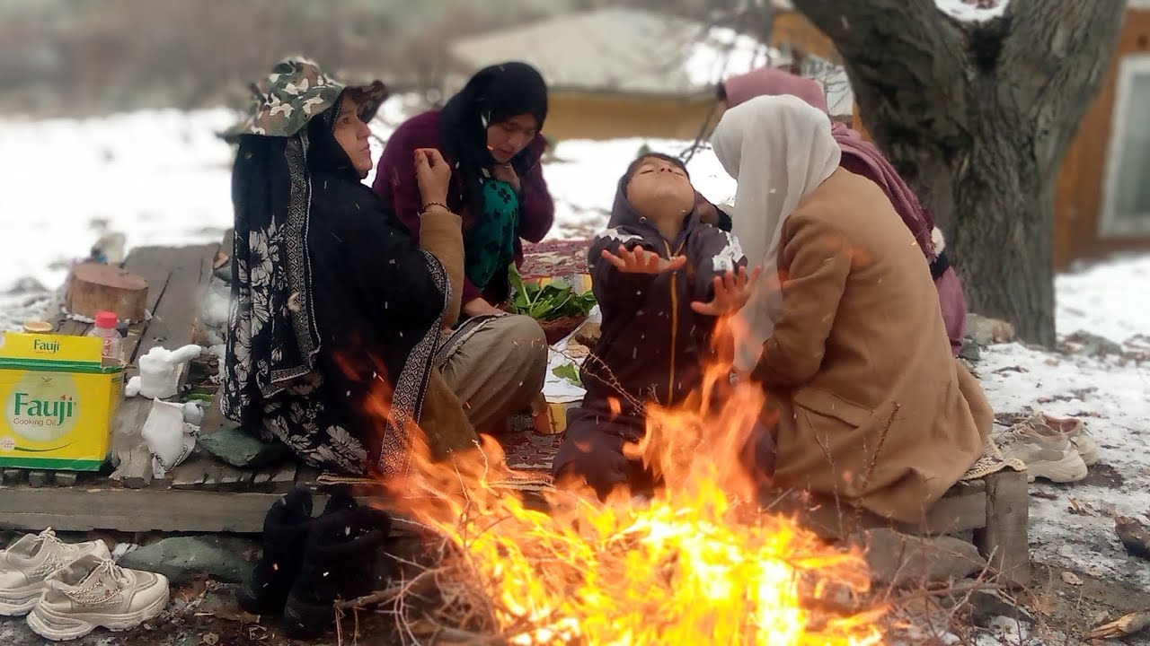 Snowfall ,Qurma , Winter Vibes #viral #food