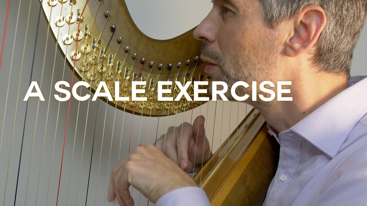 Accent! A scale exercise - Harp Tuesday ep. 245
