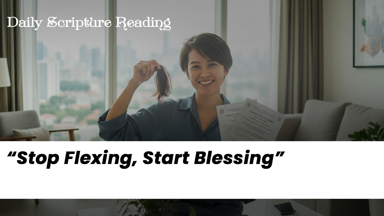 STOP FLEXING, START BLESSING - Daily Scripture Reading 21 Februari 2026