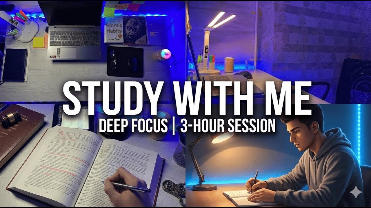 🔥 Pomodoro study sessions | 60/10 Focus | 6 Hour Study Live 📚✨ #Examtime Part 36