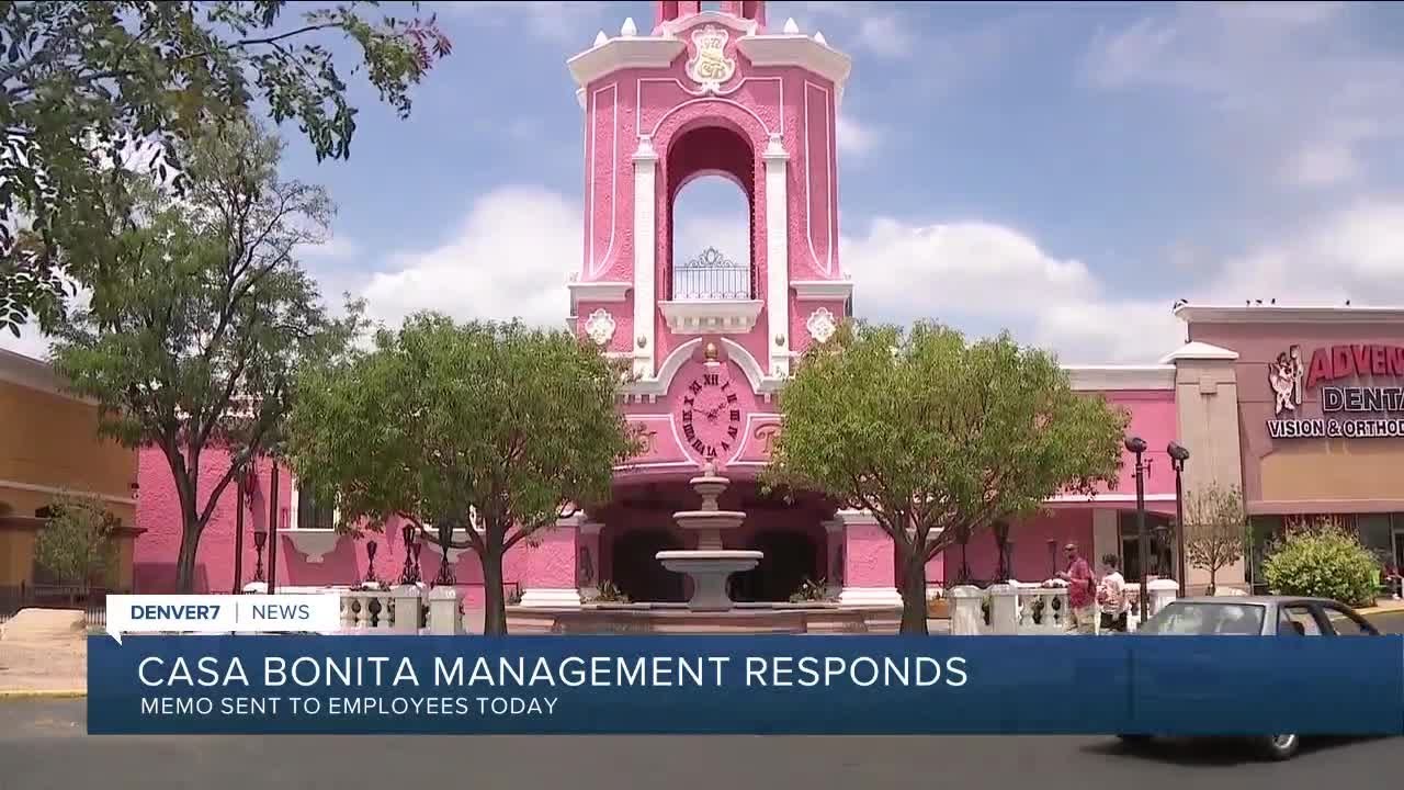 Casa Bonita responds to employees&rsquo; list of demands in staff memo Friday