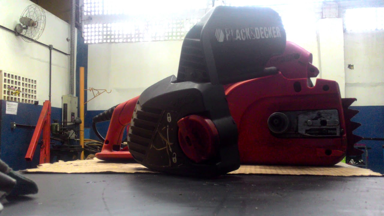 Eletrosserra...limpeza e lubrificação