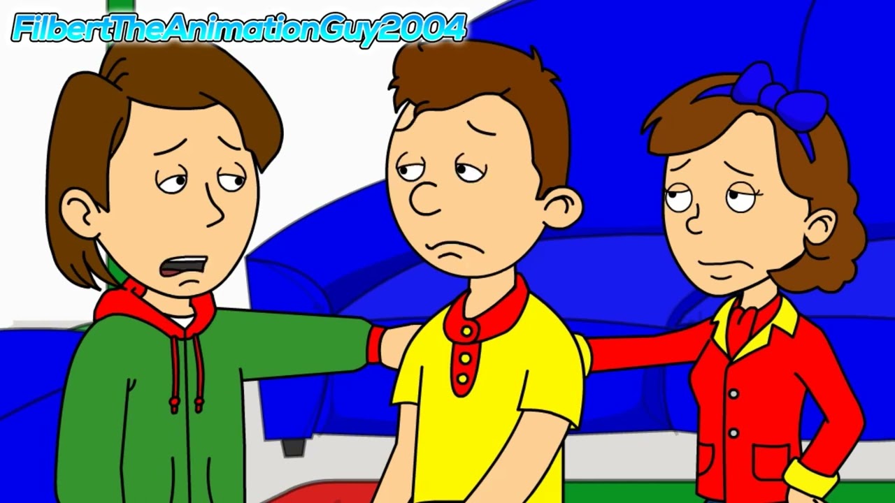 Becky Yells At Caillou and Hurts His Feelings/Grounded