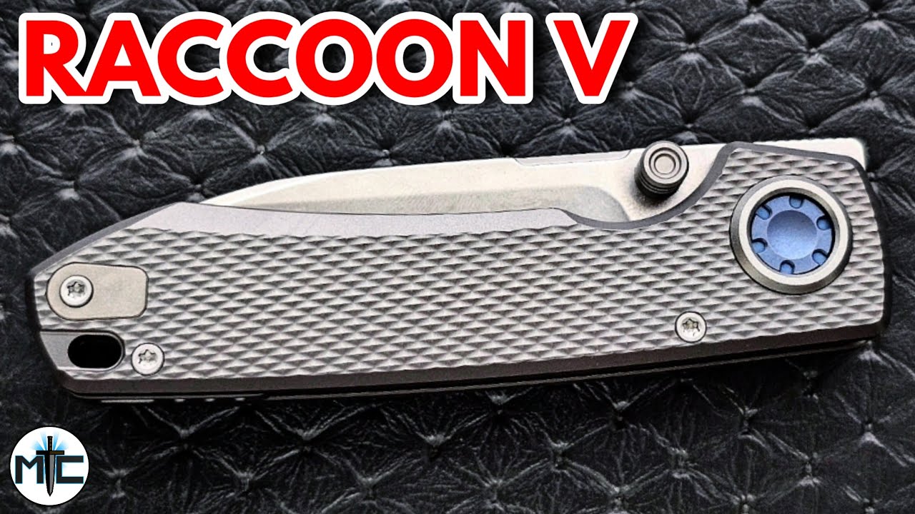 Vosteed Raccoon V Titanium Vanchor Lock Folding Knife - Overview & Review 