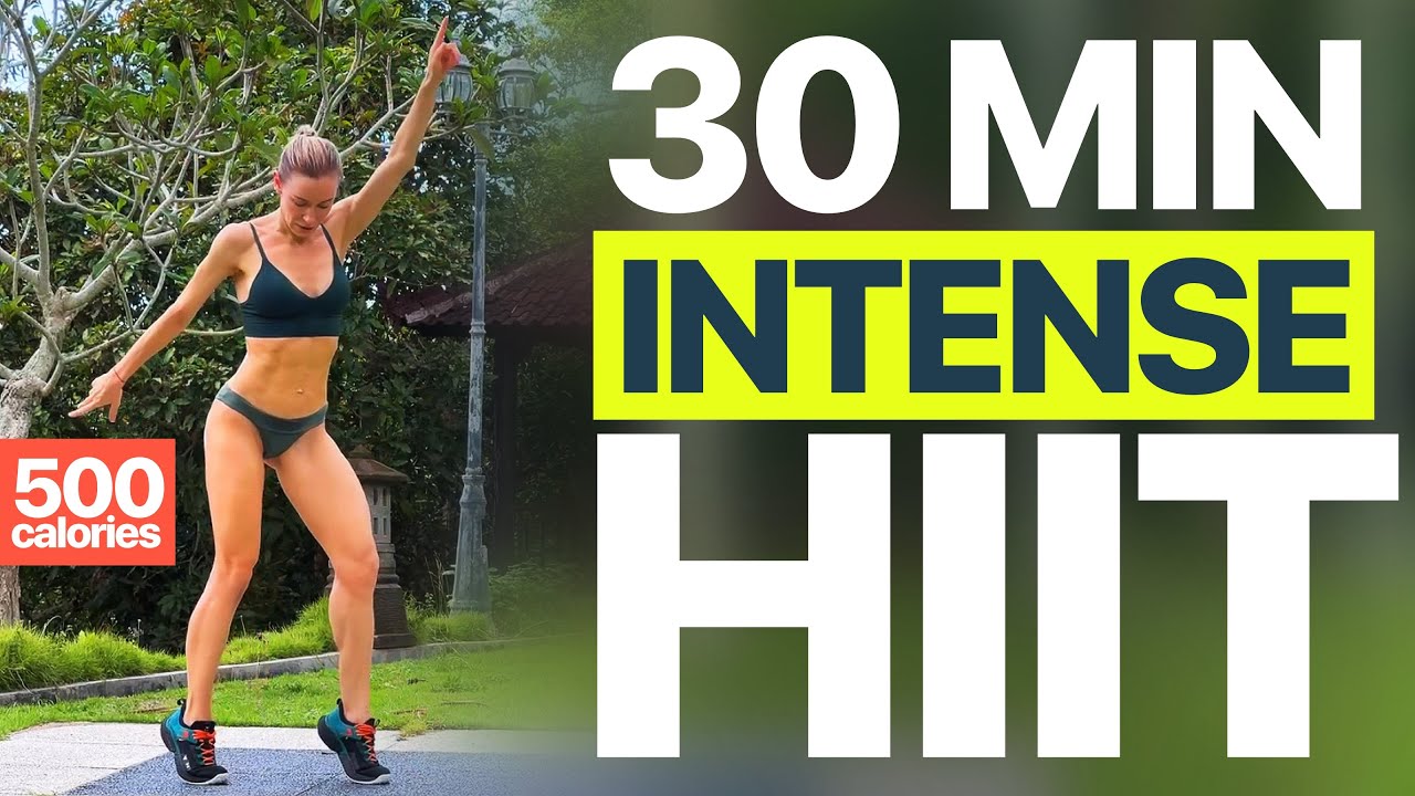 30 MIN Full Body FAT BURNING INTENSE HIIT WORKOUT | At Home