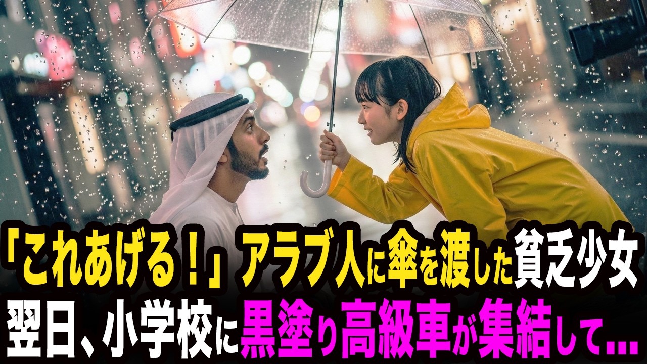 アラブ人の命を救ったボロボロの少女。翌日、彼女の小学校に黒塗りの高級車が現れて...