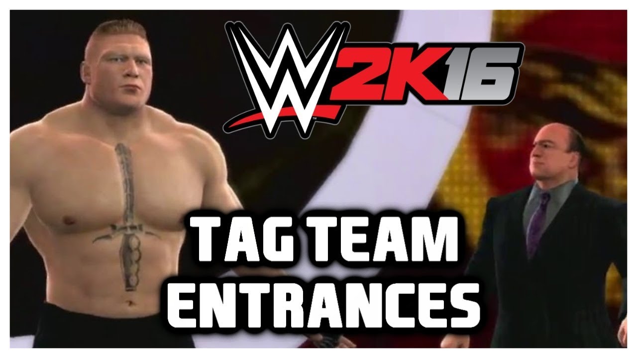 WWE 2K16 PS3 — Входы в командные схватки