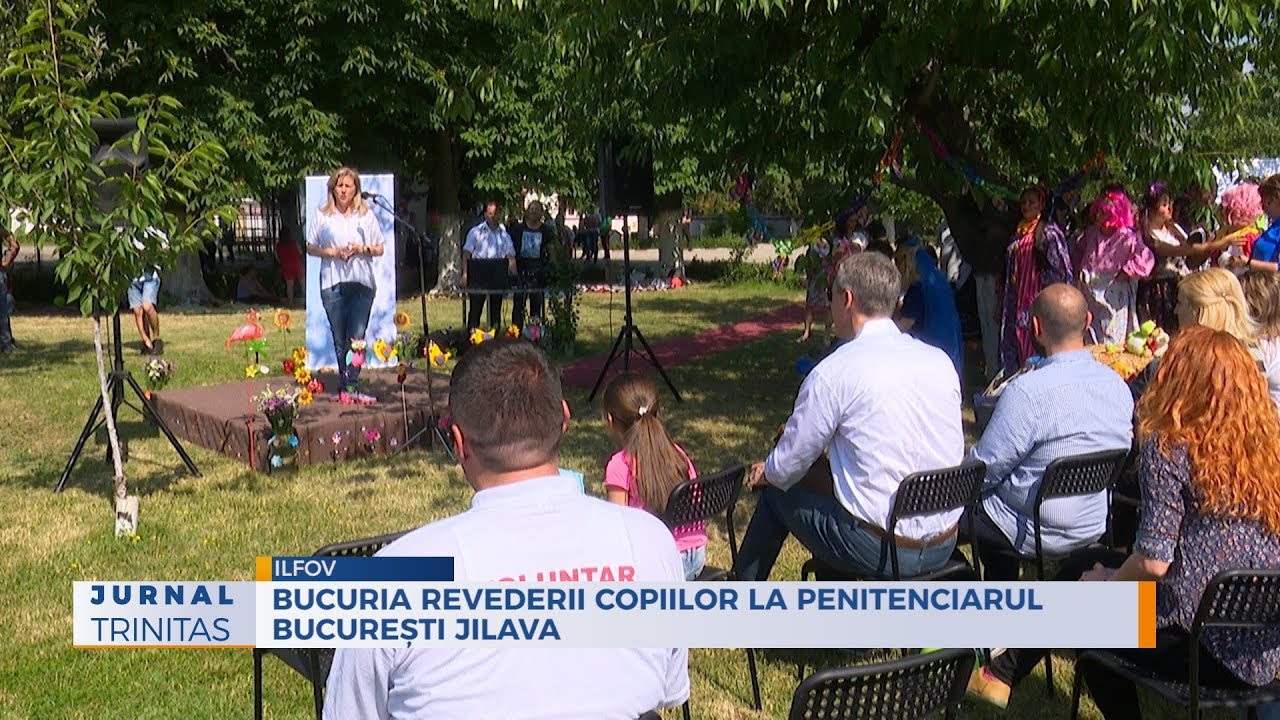 Bucuria revederii copiilor la Penitenciarul București Jilava