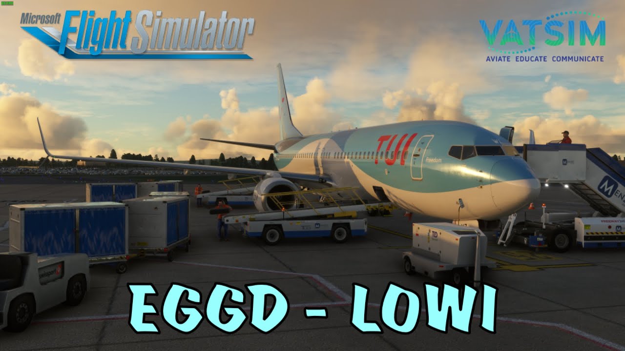 MSFS 2020 Live: Real TUI Ops | Bristol to Innsbruck | Europe's Toughest Approach? | PMDG B738