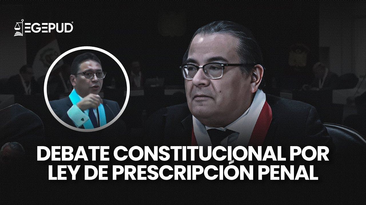 Proceso de inconstitucionalidad contra la Ley que modifica la suspensión de plazos de prescripción