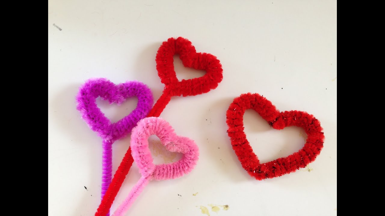 How to make a Pipe Cleaner Heart