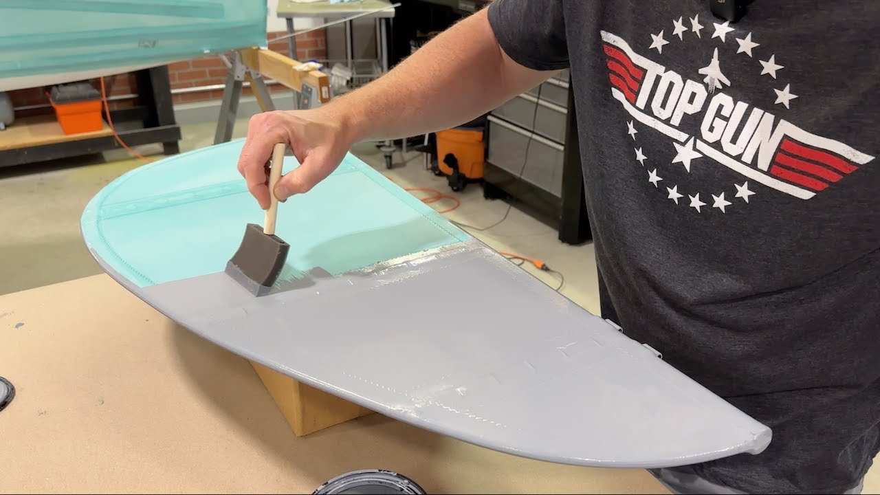 Pitts S-1D Sealing and Priming the Rudder