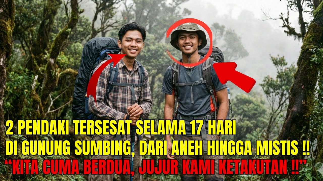 2 PENDAKI INI TERSESAT DI GUNUNG SUMBING SELAMA 17 HARI !! ALAMI HAL ANEH HINGGA MENGERIKAN !!