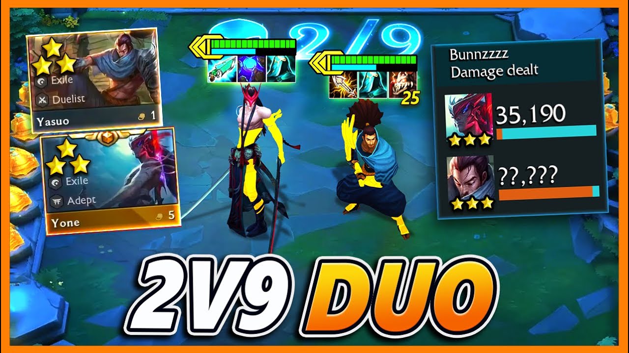 *LEGIT 2V9* THE ONLY 2 CHAMPIONS YOU NEED TO WIN - BunnyFuFuu  | Teamfight Tactics