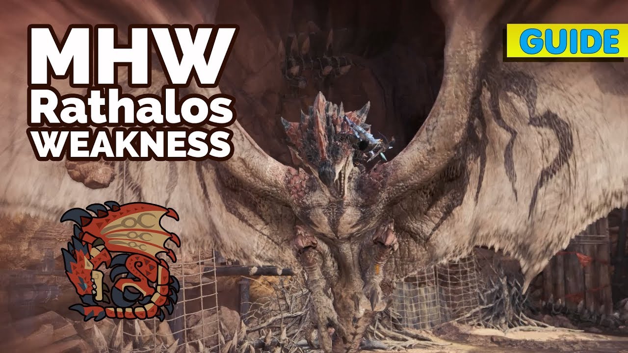 MHW Rathalos Weakness, Location, LR and HR Rewards | MHW Rathalos Guide
