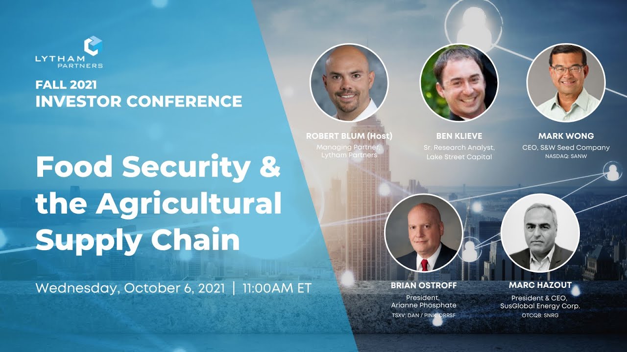 Food Security & the Agricultural Supply Chain Panel
