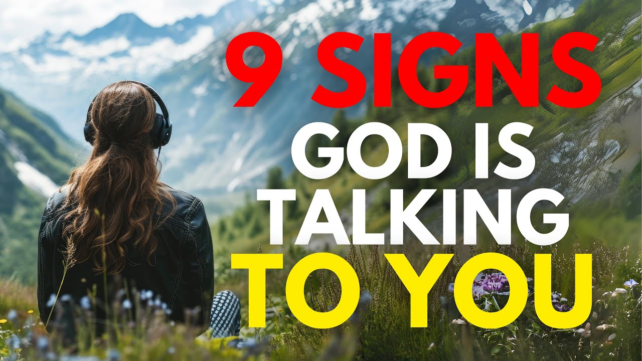 9 IMPORTANT Signs God Is Talking To You | Are You Listening? (Christian Motivation)