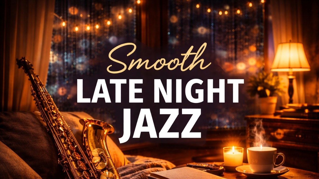 Smooth Late Night Jazz | Relaxing Sax for Calm Evenings