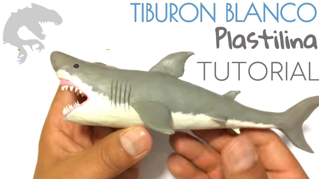 ✔️ COMO HACER UN MEGALODON DE PLASTILINA PASO A PASO ✔️ MI MUNDO DE PLASTILINA