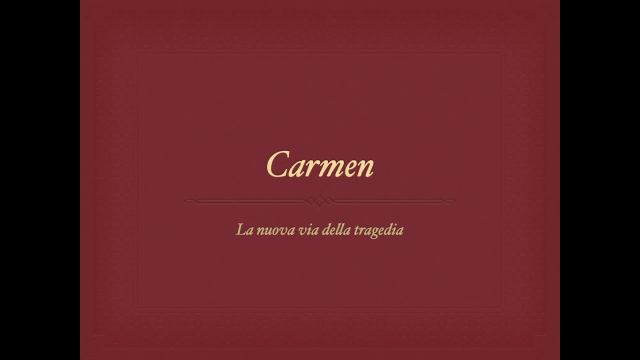 Vicende - Appunti di Storia della musica: Georges Bizet e Carmen
