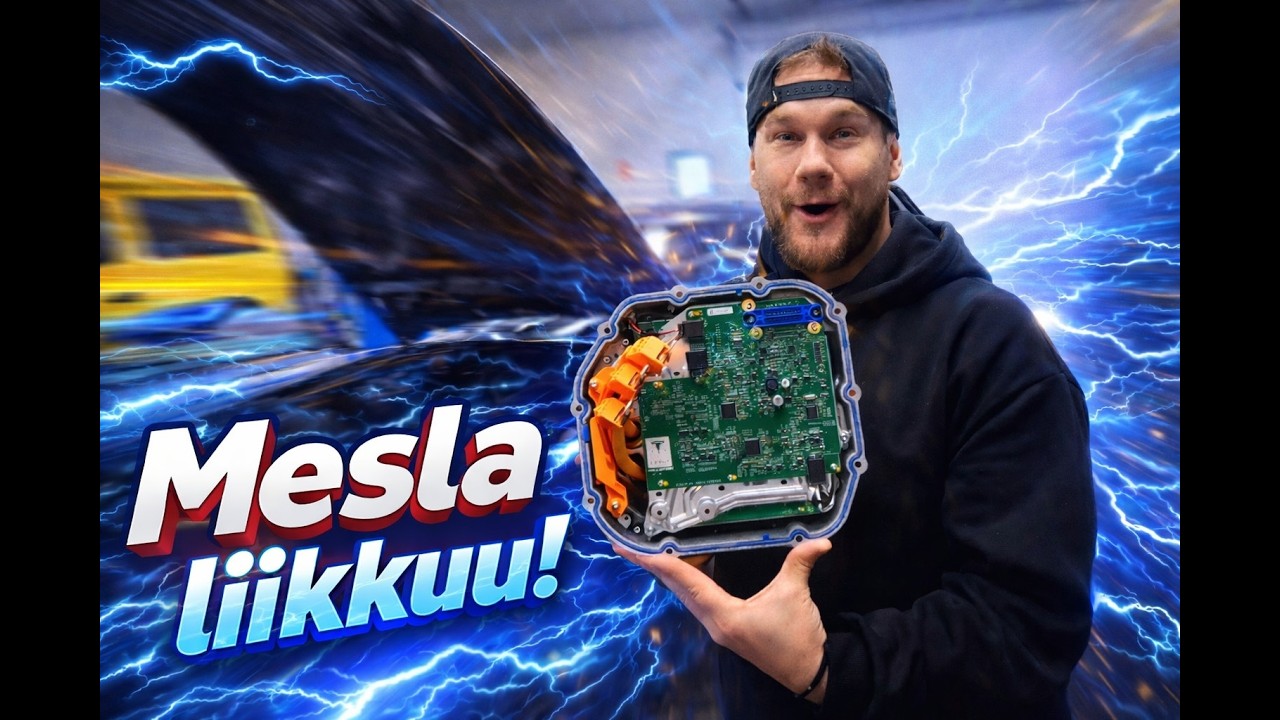 Meslan invertteriä ja koeajoa